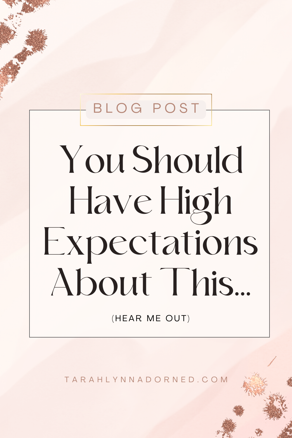 the importance of high expectations